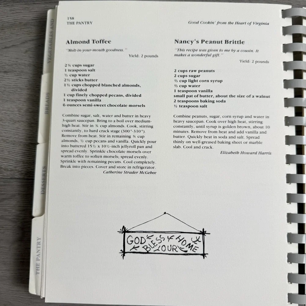 Vintage Good Cookin' From The Heart Of Virginia Cookbook Junior League Lynchburg